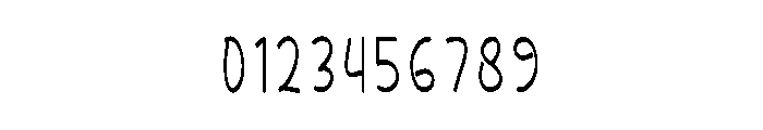 Modern Brusty Font OTHER CHARS