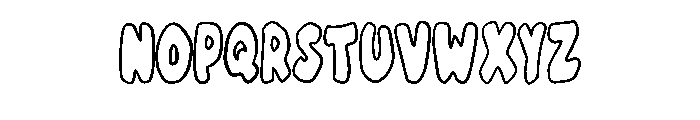 Modern Bubble By Squeeb Regular Font LOWERCASE