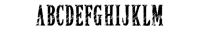 Modern Chalk Regular Font UPPERCASE