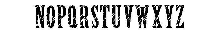 Modern Chalk Regular Font LOWERCASE