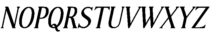 Modern Chic Refined Bold Italic Font UPPERCASE