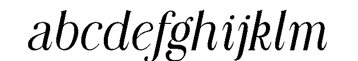 Modern Chic Refined Italic FONT