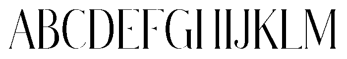 Modern Chic Refined Light Font UPPERCASE