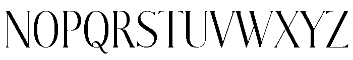 Modern Chic Refined Light Font UPPERCASE