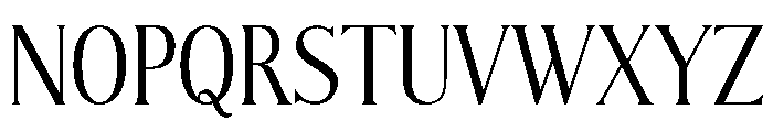 Modern Chic Refined Font UPPERCASE