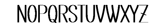 Modern Chic Font UPPERCASE