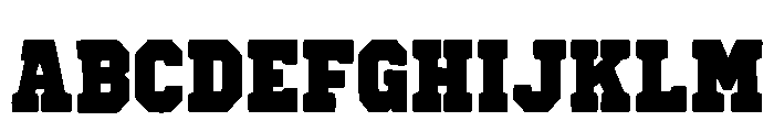 Modern College Regular Font UPPERCASE