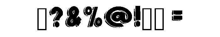 Modern Comic Regular Font OTHER CHARS
