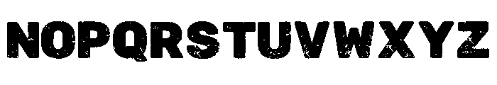 Modern Distress Regular Font LOWERCASE