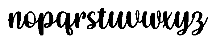 Modern Farmer Font LOWERCASE