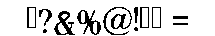 Modern Flower Regular Font OTHER CHARS