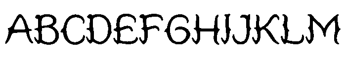 Modern_Goth Font UPPERCASE