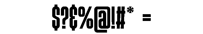Modern Halloween Font OTHER CHARS