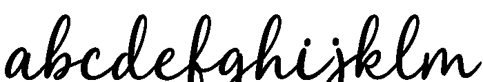 Modern Hand Flow FONT