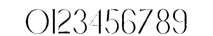 Modern Heritage Rough Font OTHER CHARS