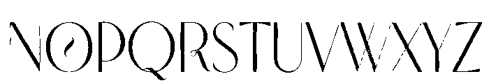 Modern Heritage Rough Font UPPERCASE