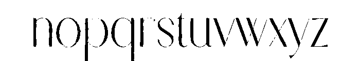 Modern Heritage Rough Font LOWERCASE