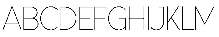 Modern Heritage Sans Font UPPERCASE