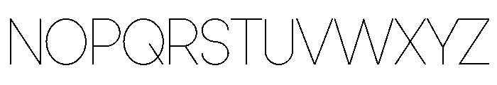 Modern Heritage Sans Font UPPERCASE