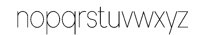 Modern Heritage Sans Font LOWERCASE