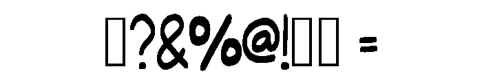 Modern Holidays Regular Font OTHER CHARS