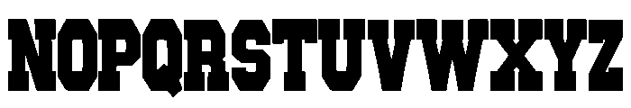 Modern Jersey Regular Font UPPERCASE