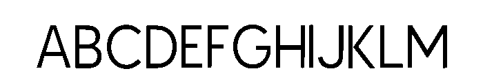 Modern Limited Regular Font UPPERCASE