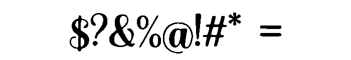 Modern_Luxe Font OTHER CHARS