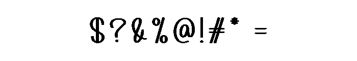 Modern Magazine Font OTHER CHARS