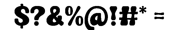 Modern Miracle Font OTHER CHARS