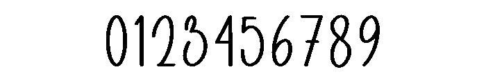 Modern Outside Font OTHER CHARS