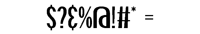 Modern People Font OTHER CHARS
