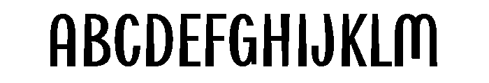 Modern People Font UPPERCASE