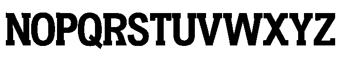 Modern Retro Regular Font UPPERCASE