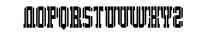 Modern Rugby Regular Font UPPERCASE