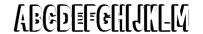 Modern Shadow Regular FONT