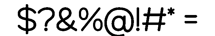 Modern Spooky Font OTHER CHARS