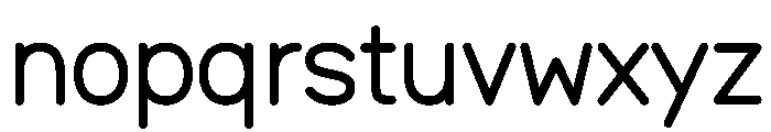 Modern Spooky Font LOWERCASE