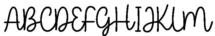 Modern Stories Font UPPERCASE