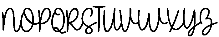 Modern Stories Font UPPERCASE