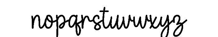 Modern Stories Font LOWERCASE