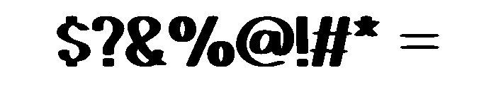 Modern Summer Regular Font OTHER CHARS
