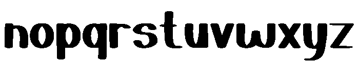 Modern Summer Regular Font LOWERCASE