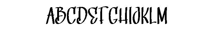 Modern Thinking Font UPPERCASE