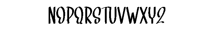 Modern Thinking Font UPPERCASE