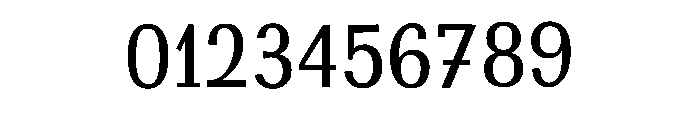 Modern Typewriter Regular Font OTHER CHARS