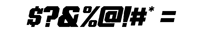 Modern Varsity Italic Font OTHER CHARS