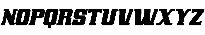 Modern Varsity Italic Font UPPERCASE