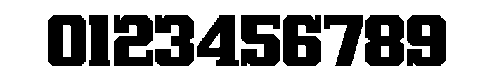 Modern Varsity Regular Font OTHER CHARS