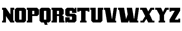 Modern Varsity Regular Font UPPERCASE